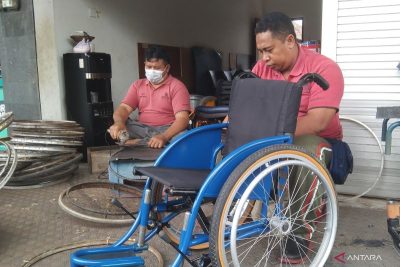 Puspadi Bali Daur Ulang Kursi Roda Bantu Penyandang Disabilitas