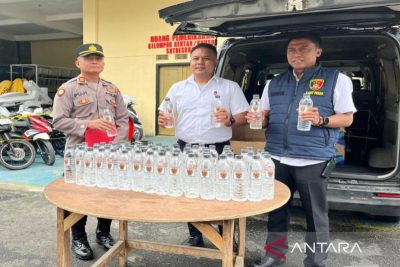 Polres Sampang Gagalkan Penyelundupan Ratusan Botol Arak Bali