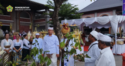 Pemkab Gianyar Gelar Melaspas Pasar Rakyat Tematik Wisata Ubud Pasca Kebakaran