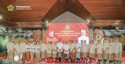 Wabup Gianyar Kukuhkan Majelis Kebudayaan Bali Kabupaten Gianyar
