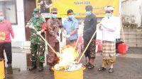 Jaya Negara Hadiri Pemusnahan Barang Bukti Tindak Pidana Narkotika, OHD dan KTB di Kajari Denpasar