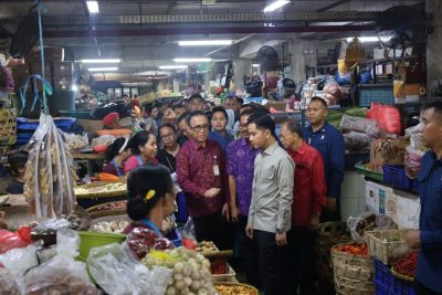 Wali Kota Jaya Negara Dampingi Kunjungan Wapres RI Gibran ke Pasar Badung