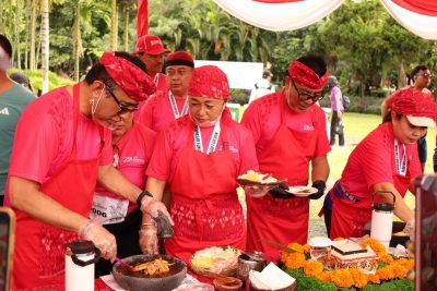 Pimpinan OPD Ikuti Lomba Ngerujak Serangkaian HUT ke-238 Kota Denpasar