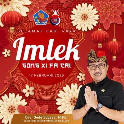 Sekda Buleleng Ucapkan Selamat Hari Raya Imlek