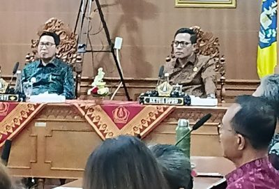 Ketua Komisi III DPRD Badung Hadiri Pelantikan Direksi Perumda MGS
