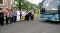Bupati Adi Arnawa Lepas Mudik Gratis 2026