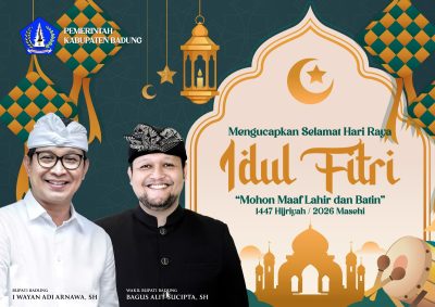 Bupati dan Wakil Bupati Badung Sampaikan Ucapan Idul Fitri 1447 H