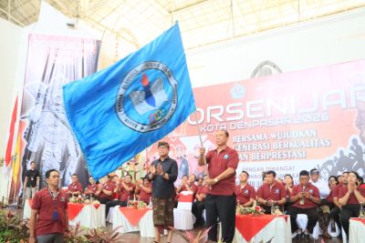 Buka Porsenijar Denpasar 2026, Wawali Arya Wibawa Tekankan Sportivitas dan Zero Waste