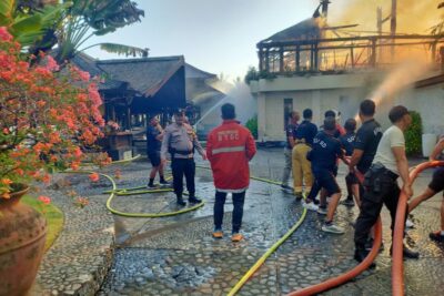 Polisi selidiki penyebab kebakaran restoran di kawasan Nusa Dua