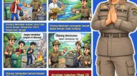 Gencarkan Sosialisasi Pengelolaan Sampah, Satpol PP Buleleng Luncurkan Poster Edukatif
