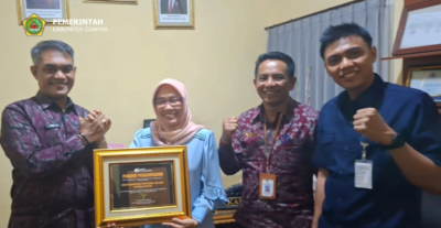 Dinas PMD Gianyar Terima Penghargaan Program JAKON Desa