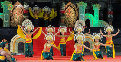 Pementasan Tari Janger “Tegal Suci” Warnai Pekan Budaya Gianyar