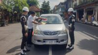 Dishub Denpasar Tertibkan Pelanggaran Lalu Lintas di Jalan Kamboja dan Gajah Mada