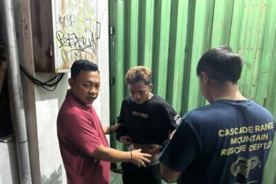 Polisi tangkap manusia silver todong pengendara di Kuta-Bali