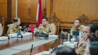 Bupati Adi Arnawa Ikuti Rakor Pengendalian Inflasi dan Peluncuran Pendidikan Antikorupsi