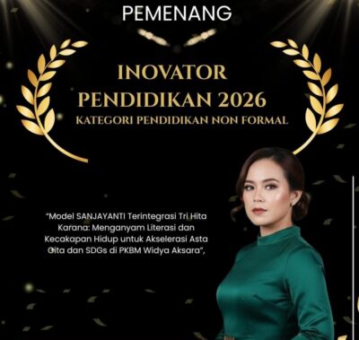 Menganyam Literasi dan Kecakapan Hidup, Pendidik Asal Buleleng Raih Inovator Pendidikan Nasional 2026