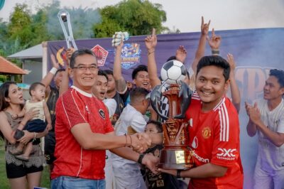 Tutup Kejuaraan Mini Soccer Kalibukbuk, Wabup Supriatna Dorong Pembentukan Organisasi Mini Soccer Buleleng