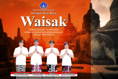 Pimpinan dan Anggota DPRD Badung Ucapkan Hari Raya Waisak