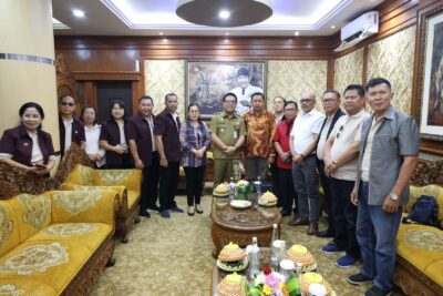 Wawali Denpasar Terima Kunjungan Kerja Wakil Bupati Minahasa Tenggara