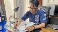 Apriyadi Kusbiantoro, komikus asal Bantul yang mendunia lewat karyanya