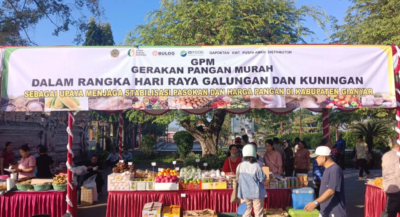 DKPKP Gianyar Gelar Gerakan Pangan Murah Jelang Galungan dan Kuningan
