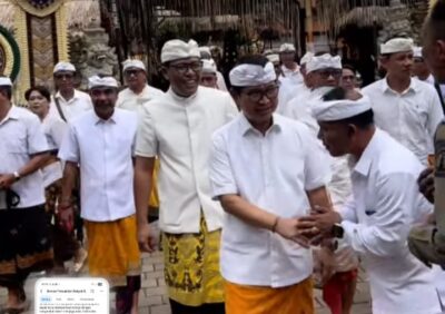 Ketua Komisi III DPRD Badung Hadiri Upacara Tawur lan Pedanan di Desa Adat Semana