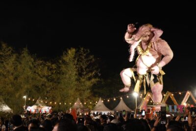 Kolaborasi Epik Ogoh-ogoh Gajah Buka D'Youth Fest 6.0