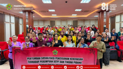 DP3AP2KB Gianyar Gelar Sosialisasi Pencegahan Kekerasan terhadap Perempuan dan TPPO