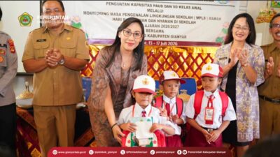 Bunda PAUD Gianyar Monitoring MPLS, Pastikan Hari Pertama Sekolah Aman, Nyaman, dan Ramah Anak