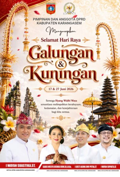 DPRD Karangasem Ucapkan Selamat Hari Raya Galungan dan Kuningan
