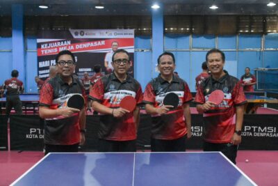 Wali Kota Jaya Negara Buka Turnamen Tenis Meja Hari Pajak 2026