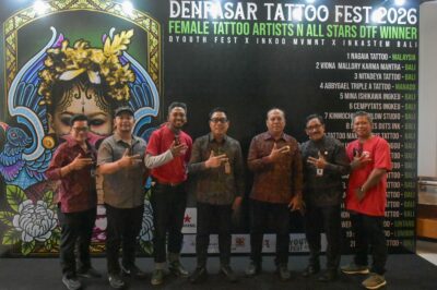 Denpasar Tattoo Fest 2026 Jadi Wahana Penguatan Ekonomi Kreatif Kota