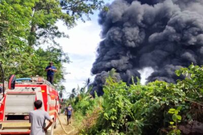 Sumur minyak tradisional di Darul Ihsan meledak