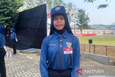 Ismi Ulfaida, siswi Sekolah Rakyat pertama di barisan Paskibraka