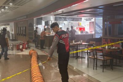 Polisi selidiki penyebab kebakaran tenant di Bandara Ngurah Rai