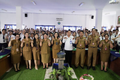 Sosialisasi Bahaya Narkoba di SMPN 2 Kuta Utara, Bangun Pertahanan Anak Badung