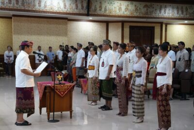 Lantik 163 Pejabat Pemkab Badung, Adi Arnawa Tekankan Kinerja Menjalankan Tugas