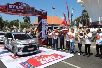 Wabup Supriatna Lepas Ratusan Peserta Buleleng Paten Merah Putih Bali Wisata Rally 2026