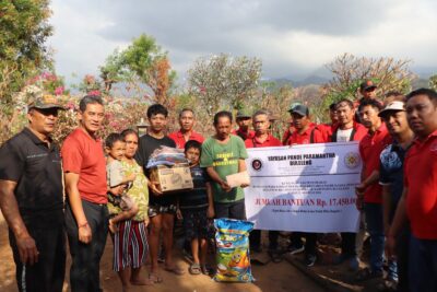 Wabup Buleleng Bersama Yayasan Pande Paramartha Salurkan Bantuan untuk Korban Kebakaran di Desa Patas