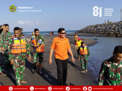 Tingkatkan Kesiapsiagaan Penanggulangan Bencana, BPBD Gianyar Berbagi Kemampuan Evakuasi