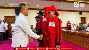 Gianyar Buka Binlat Calon Paskibraka 2026, 75 Siswa Ikuti Pembinaan Intensif