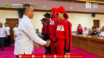 Gianyar Buka Binlat Calon Paskibraka 2026, 75 Siswa Ikuti Pembinaan Intensif