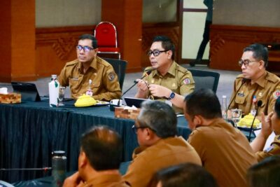 Wawali Arya Wibawa Pimpin Rakor Percepatan Perlinsos Kota Denpasar