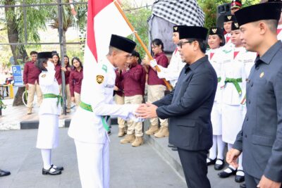 Wakil Wali Kota Arya Wibawa Kukuhkan 78 Paskibraka Kota Denpasar Tahun 2026