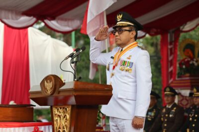 Wali Kota Jaya Negara Pimpin Apel HUT ke-81 RI, Ajak Warga Perkuat Gotong Royong