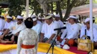 Wakil Ketua I DPRD Badung Hadiri Tawur Balik Sumpah Agung di Pura Luhur Uluwatu