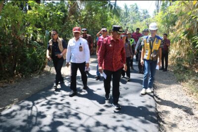 Bupati Sutjidra Pastikan Penuntasan Jalan Bukti-Tunjung, Progres Pengerjaan Lampaui Target