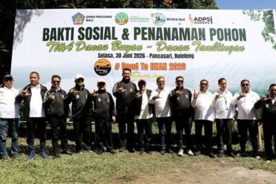 Ketua DPRD Bali Gandeng DPRD se-Indonesia Gelar Bhakti Sosial dan Penanaman Pohon di Danau Buyan