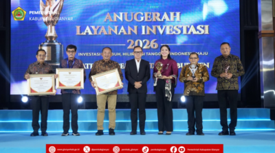 Gianyar Raih Peringkat Terbaik III Nasional Anugerah Layanan Investasi 2026