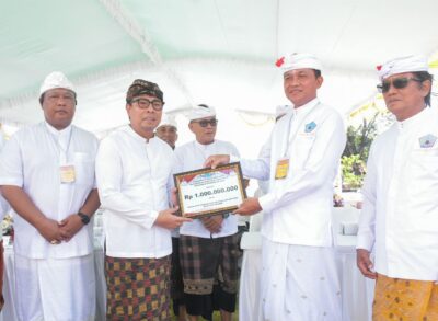 Arya Wibawa Apresiasi Gotong Royong Krama Kepaon Sukseskan Karya Baligia Punggel